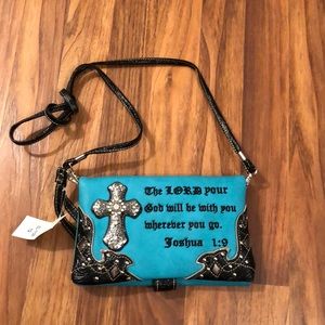 Bible Verse Christian Crossbody Bifold